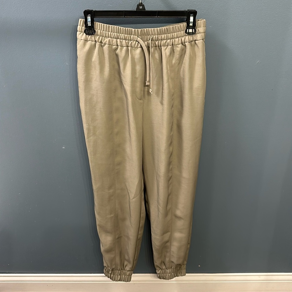 Zara gold/green jogger pants size‎ small